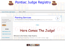 Tablet Screenshot of judgeregistry.com